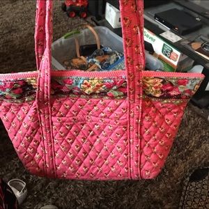Vera Bradley bag big size Pretty pink print
